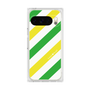 プレミアムスクエアケース［ Big Stripe - Green × Yellow ］