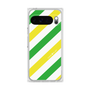 プレミアムスクエアケース［ Big Stripe - Green × Yellow ］