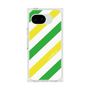 プレミアムスクエアケース［ Big Stripe - Green × Yellow ］