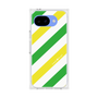 プレミアムスクエアケース［ Big Stripe - Green × Yellow ］