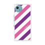 プレミアムスクエアケース［ Big Stripe - Purple × Pink ］