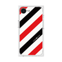 プレミアムスクエアケース［ Big Stripe - Red × Black ］