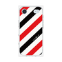 プレミアムスクエアケース［ Big Stripe - Red × Black ］
