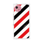 プレミアムスクエアケース［ Big Stripe - Red × Black ］
