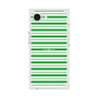 プレミアムスクエアケース［ Small Border - Green ］