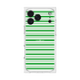 プレミアムスクエアケース［ Small Border - Green ］