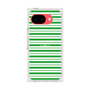 プレミアムスクエアケース［ Small Border - Green ］