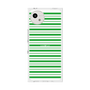 プレミアムスクエアケース［ Small Border - Green ］