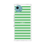 プレミアムスクエアケース［ Small Border - Green ］