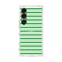 プレミアムスクエアケース［ Small Border - Green ］