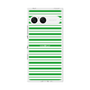 プレミアムスクエアケース［ Small Border - Green ］