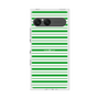 プレミアムスクエアケース［ Small Border - Green ］