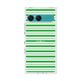 プレミアムスクエアケース［ Small Border - Green ］