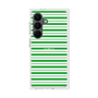 プレミアムスクエアケース［ Small Border - Green ］