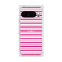 プレミアムスクエアケース［ Small Border - Pink ］