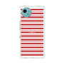 プレミアムスクエアケース［ Small Border - Red ］