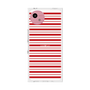 プレミアムスクエアケース［ Small Border - Red ］