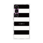 プレミアムスクエアケース［ Big Border - Black ］