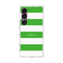 プレミアムスクエアケース［ Big Border - Green ］