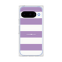 プレミアムスクエアケース［ Big Border - Purple ］