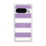 プレミアムスクエアケース［ Big Border - Purple ］