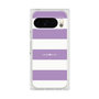 プレミアムスクエアケース［ Big Border - Purple ］