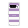 プレミアムスクエアケース［ Big Border - Purple ］