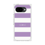 プレミアムスクエアケース［ Big Border - Purple ］
