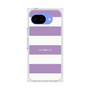 プレミアムスクエアケース［ Big Border - Purple ］