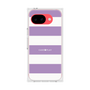 プレミアムスクエアケース［ Big Border - Purple ］