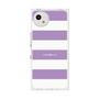 プレミアムスクエアケース［ Big Border - Purple ］