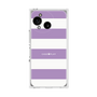 プレミアムスクエアケース［ Big Border - Purple ］