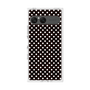 プレミアムスクエアケース［ Small Dot - Black ］