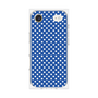 プレミアムスクエアケース［ Small Dot - Blue ］