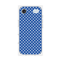 プレミアムスクエアケース［ Small Dot - Blue ］