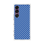 プレミアムスクエアケース［ Small Dot - Blue ］