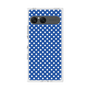 プレミアムスクエアケース［ Small Dot - Blue ］