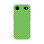プレミアムスクエアケース［ Small Dot - Green ］