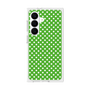 プレミアムスクエアケース［ Small Dot - Green ］