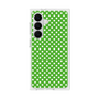 プレミアムスクエアケース［ Small Dot - Green ］