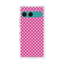 プレミアムスクエアケース［ Small Dot - Pink ］