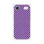 プレミアムスクエアケース［ Small Dot - Purple ］
