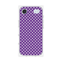 プレミアムスクエアケース［ Small Dot - Purple ］