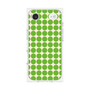 プレミアムスクエアケース［ Big Dot - Green ］