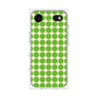 プレミアムスクエアケース［ Big Dot - Green ］