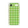プレミアムスクエアケース［ Big Dot - Green ］