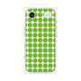 プレミアムスクエアケース［ Big Dot - Green ］