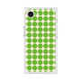 プレミアムスクエアケース［ Big Dot - Green ］