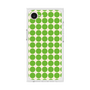 プレミアムスクエアケース［ Big Dot - Green ］