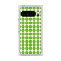 プレミアムスクエアケース［ Big Dot - Green ］